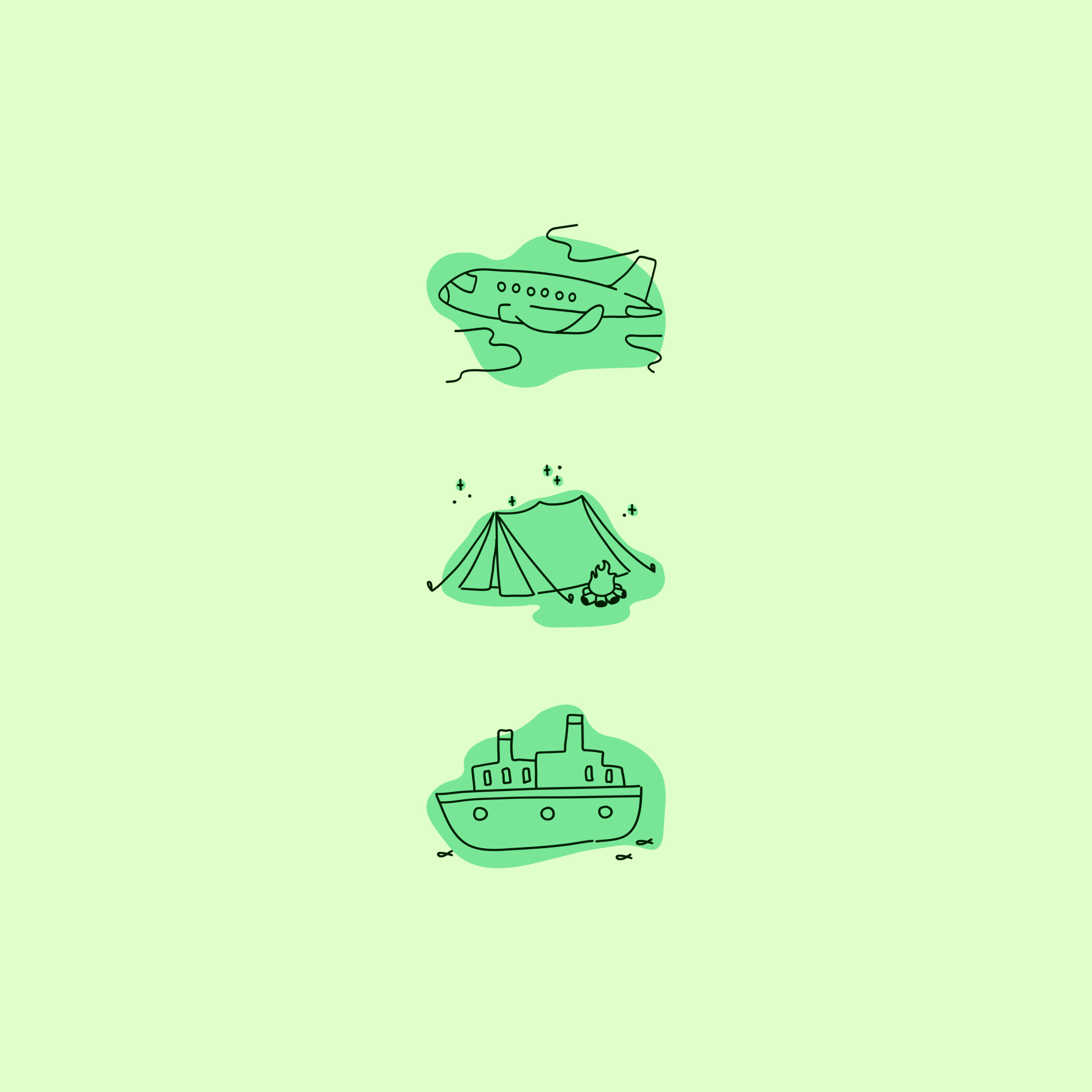 Offwork Travel Illustrations