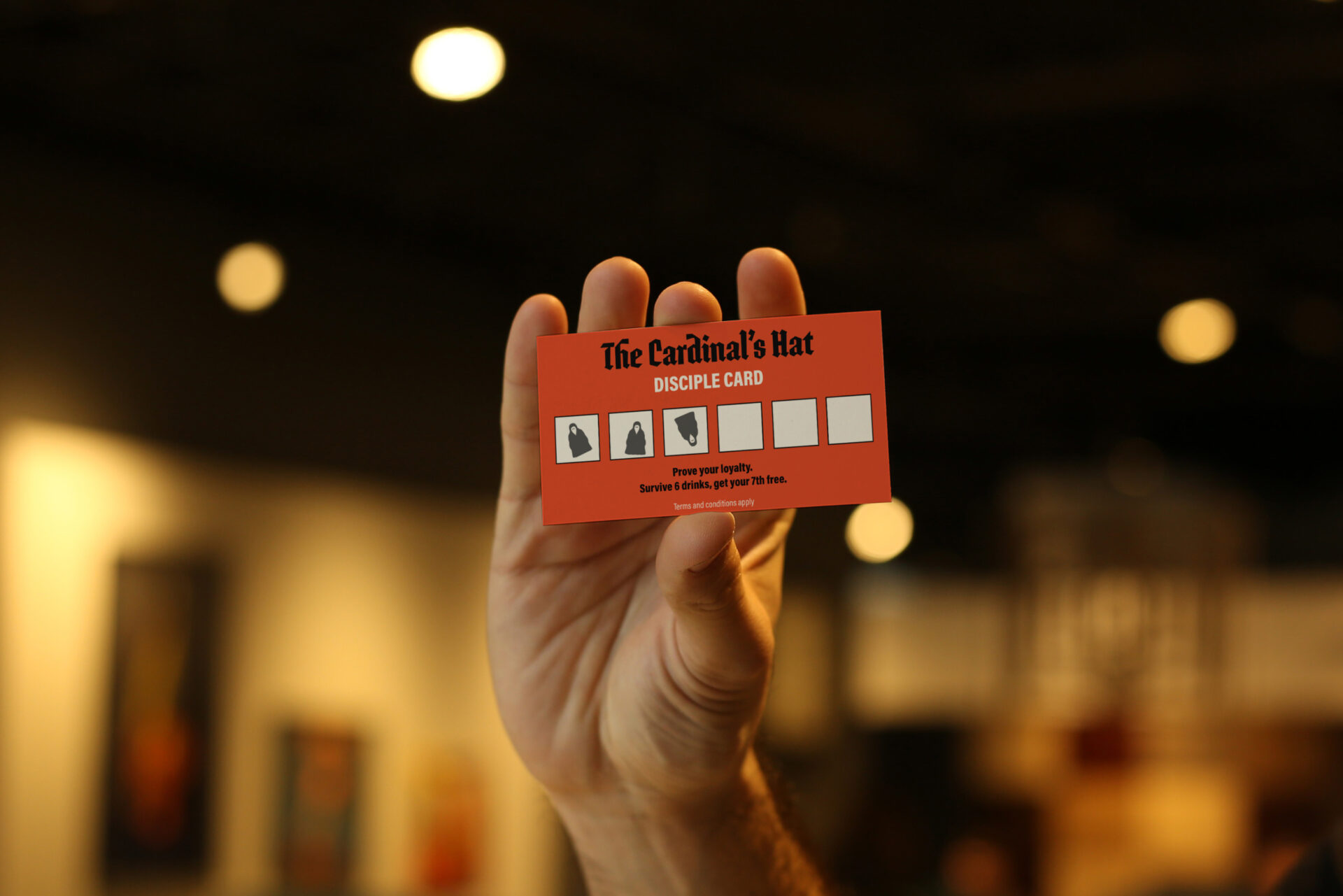 The Cardinal's Hat Members Card