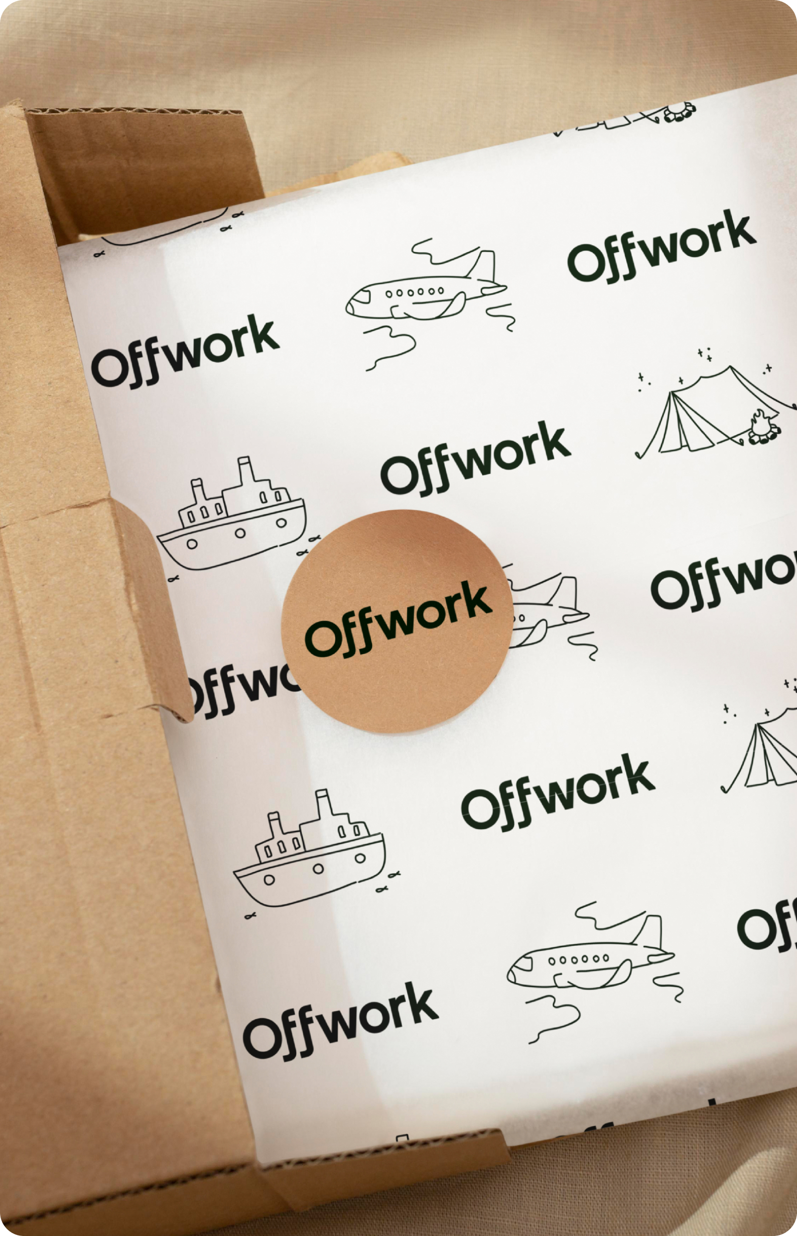 Offwork tissue paper