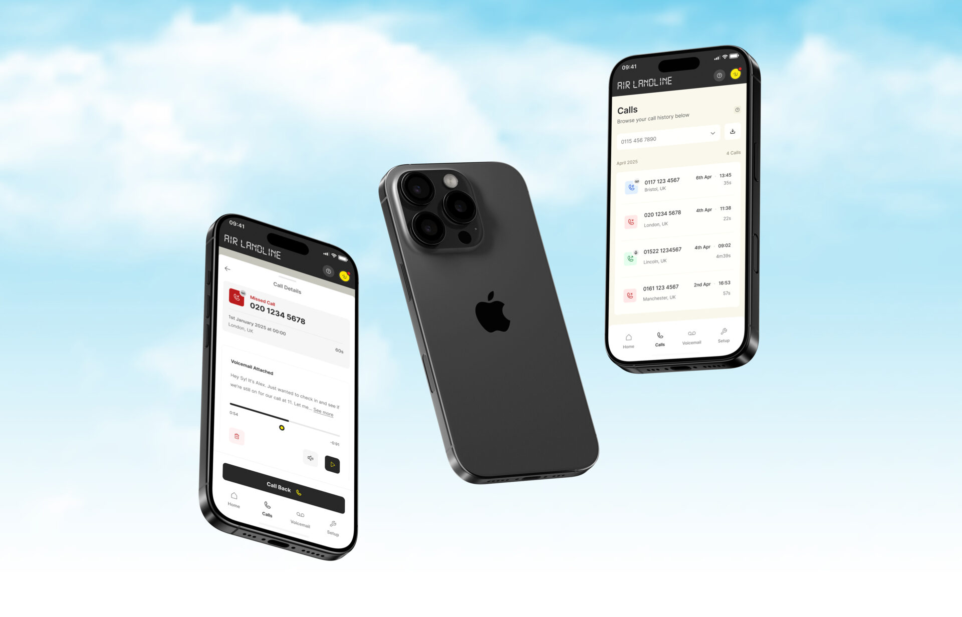 Air Landline Phone Mockups