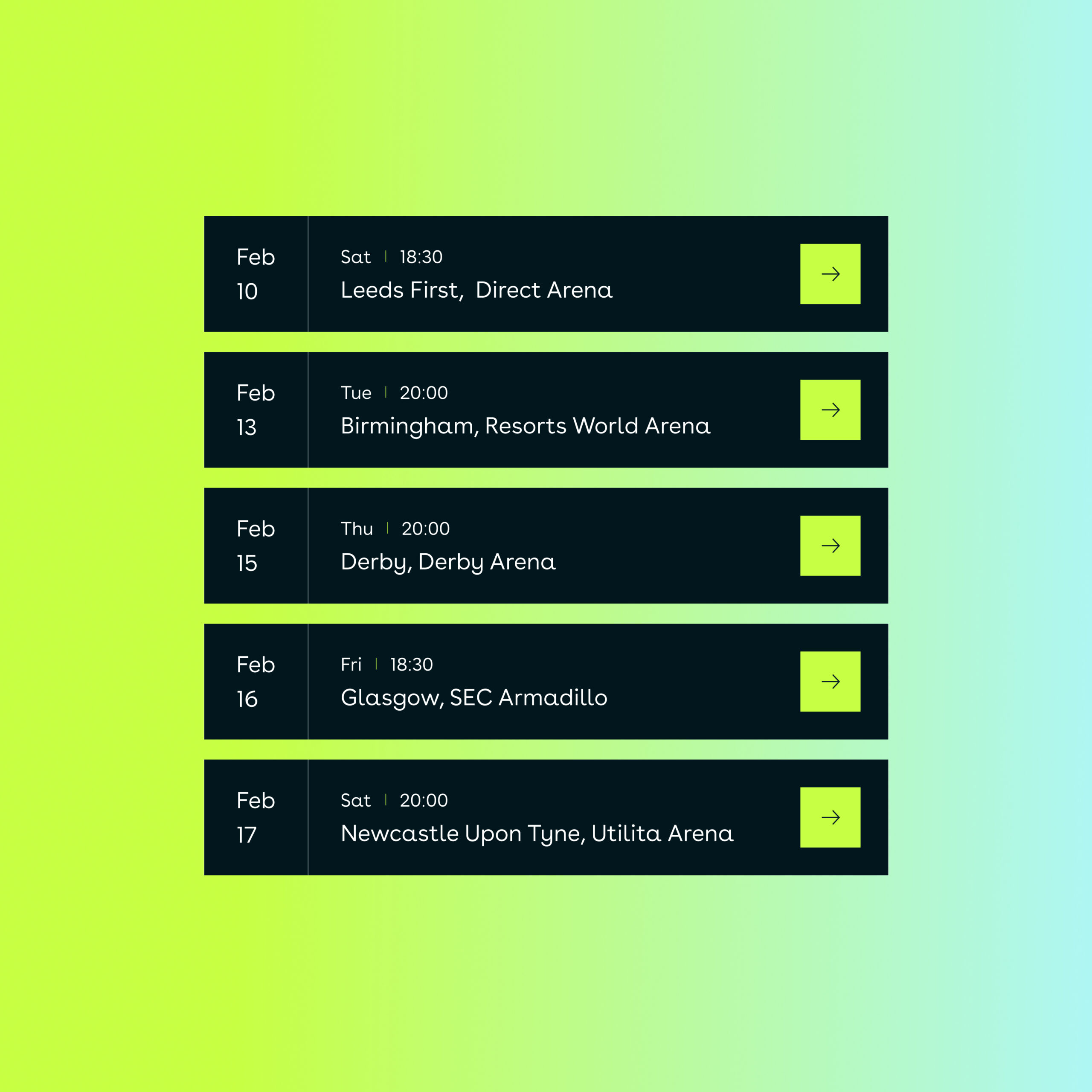 Liz Hobbs Events UI